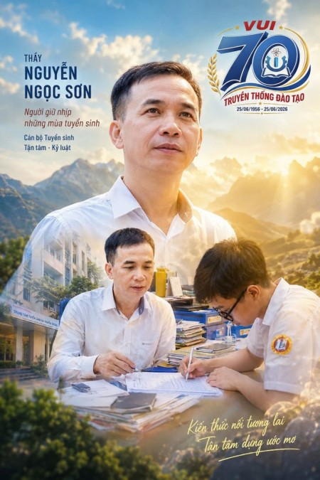 Thầy Nguyễn Ngọc Sơn – Người giữ nhịp cho những mùa tuyển sinh